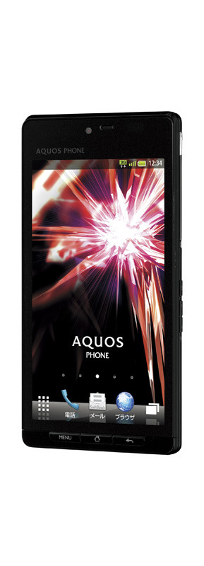 「AQUOS PHONE SoftBank 102SH」（ブラック）