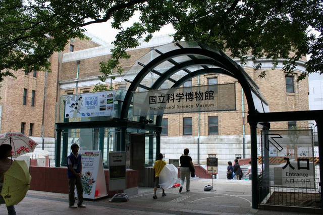 東京上野の国立科学博物館。昨年来の工事が進んで、ずいぶんと奇麗になっていた
