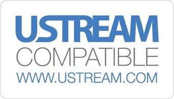 USTREAM COMPATIBLE（ユーストリームコンパチブル）」ロゴ