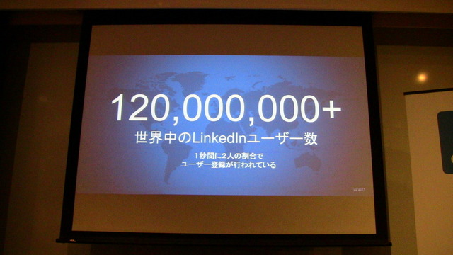 LinkedInの会員は世界で1億2000万人以上