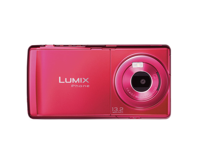 「LUMIX Phone P-02D」Red Magenta