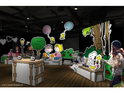 「SNOOPY LOVE GINZA 2012」開場イメージパース