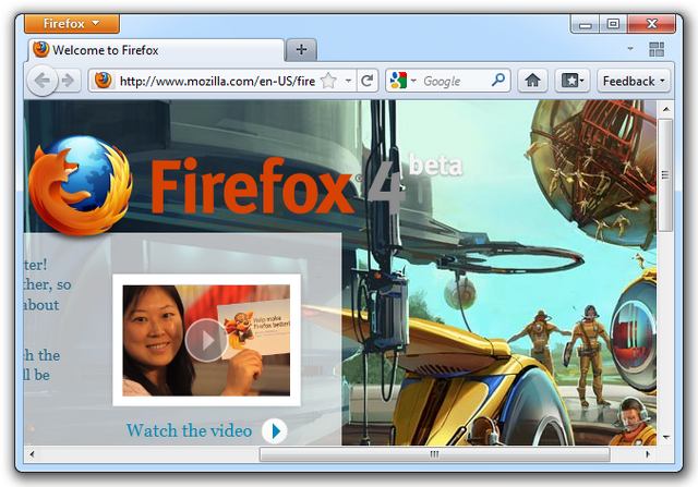 Firefoxメイン画面