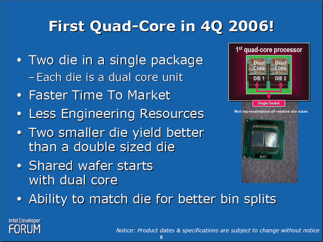 　9月26〜28日の3日間、米国San FranciscoでIntel Developer Forum（IDF）Fall 2006が開催された。ここでは、基調講演やプレス向けのブリーフィングなどで紹介されたさまざまな話題の中から、主にPCのテクノロジーに関連する話題を紹介する。