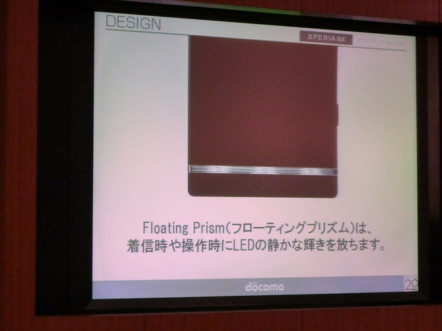Floating Prismがデザインのポイント