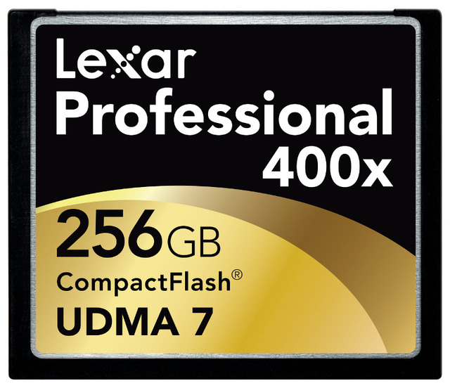 「Lexar Professional CF 400X」の 256GBモデル