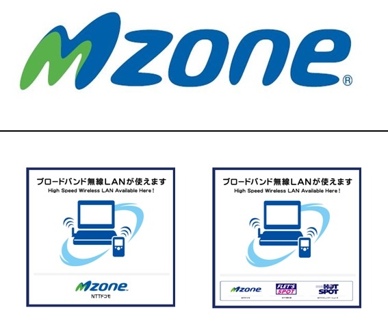 「Mzone」ロゴとステッカー