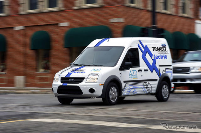 アズール社が生産するフォードの商用EV、トランジットコネクト・エレクトリック