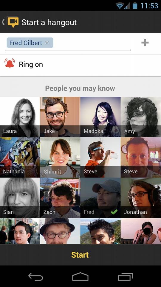 新しいAndroid版Google+アプリ