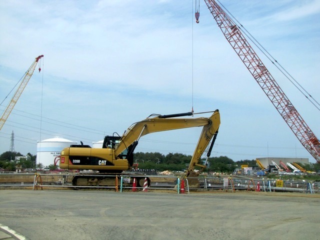 多核種除去施設建設現場