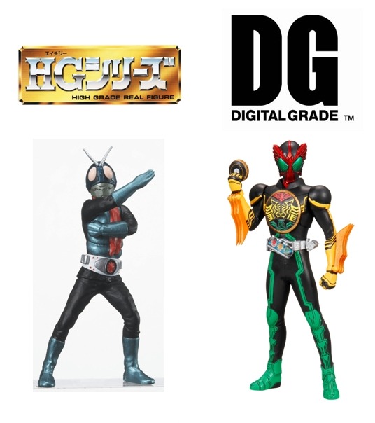 HG（ハイグレード）シリーズ、DG（デジタルグレード）シリーズなど、さまざまなガシャポンが販売された