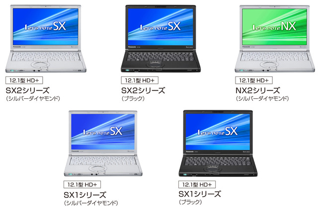 「SX2/NX2/SX1」の3シリーズ全機種カラー