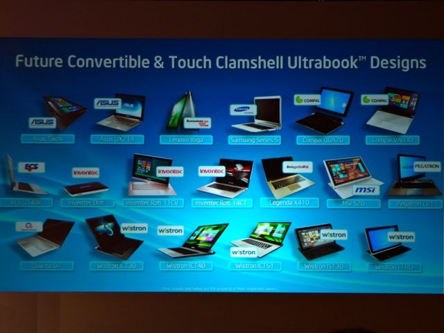 Windows 8の登場に向けてUltrabook新製品が多数開発中