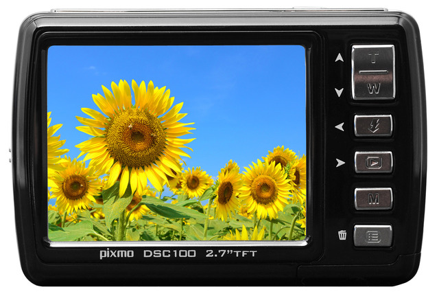 「pixmo DSC100」背面