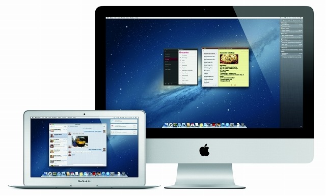 OS X Mountain Lionの画面例