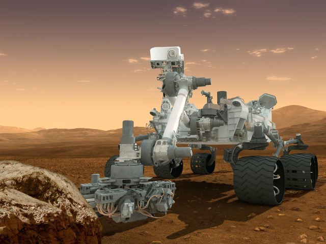 着陸したキュリオシティは火星の生命を探す探査活動を行う