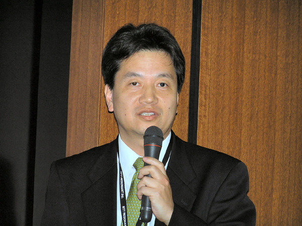 NTTレゾナントのポータル事業本部 技術マーケティング部部長の濱野輝夫氏