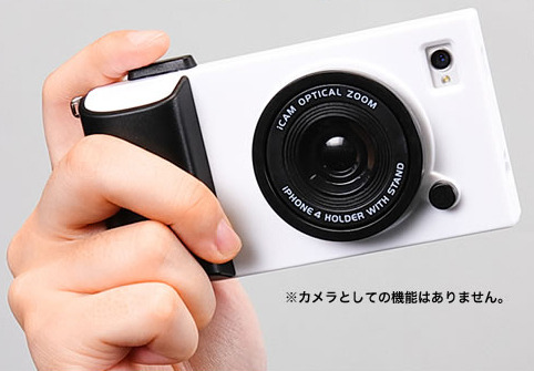 カメラ型デザインのiPhoneケース「EEA-YW0749」（iPhoneは別売）