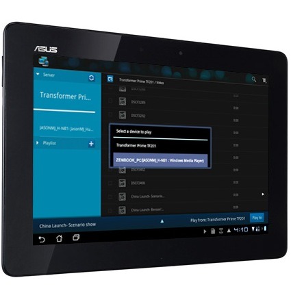 ASUS Pad TF300T。テレビや様々な家電と連携、HDMIとDLNAのサポート