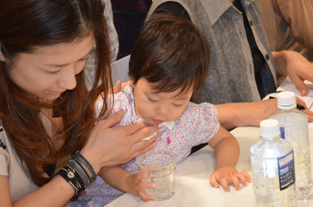 小さいお子さん連れの参加者も