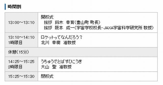 時間割