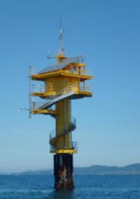 白浜海象観測所の観測塔