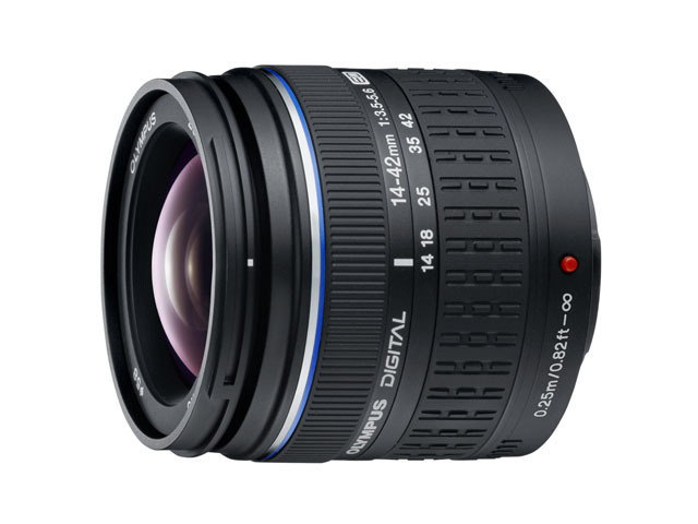 　オリンパスイメージングは5日、フォーサーズシステム用交換レンズ「ZUIKO DIGITAL ED 14-42mm F3.5-5.6」を発表した。発売は4月下旬で、価格は32,550円。