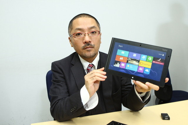企業用向け10.1型タブレット端末「ThinkPad Tablet2」