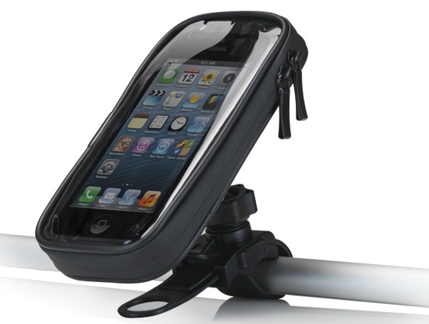 「TUNEMOUNT Bicycle mount for Smartphone2」（型番：TUN-PH-000086）にスマートフォンを装着したイメージ（スマートフォンは別売）