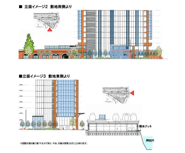 再開発中の旧万世橋駅の内部を一部公開