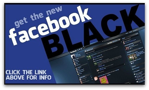 「黒いFacebook」の画像