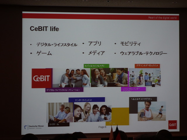 消費者向けの「CeBIT life」