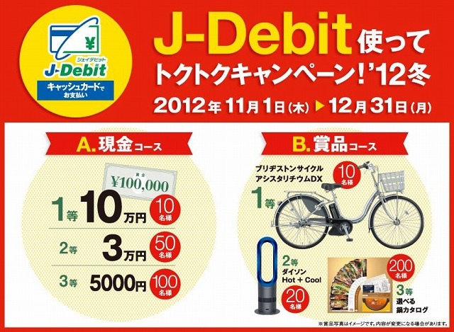 「J-Debit使ってトクトクキャンペーン！ '12冬」の概要