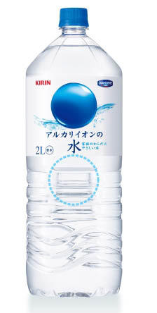 キリン　アルカリイオンの水2Lペットボトル（採水地は静岡県御殿場市・富士の伏流水）