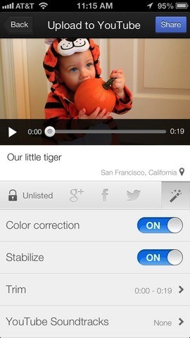 iPhoneアプリ「YouTube Capture」で動画撮影、加工、アップロードが簡単
