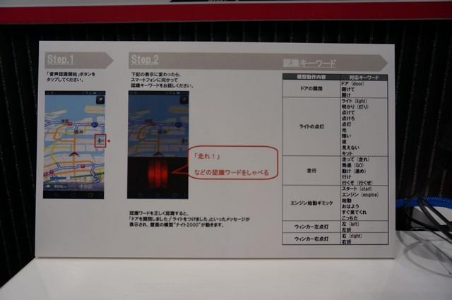 【東京オートサロン13】ナイト2000を目指したスマホアプリ…ドコモが参考展示