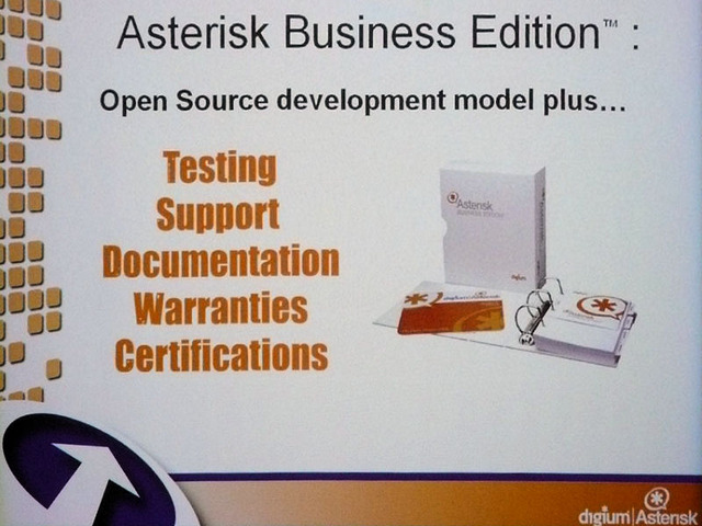 Asteriskにはオープンソース版と、サポートが提供されるAsterisk Business Editionの2つのエディションが用意されている