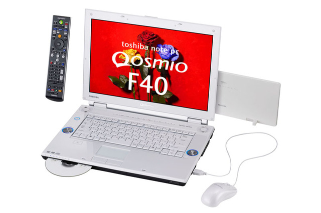 　東芝は9日、ノートPC「Qosmio」の夏モデルとして「Qosmio G40」シリーズと「Qosmio F40」シリーズを発表した。発売はともに5月下旬。