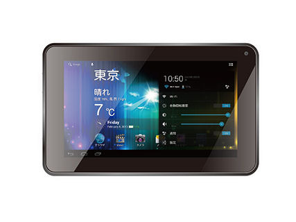 恵安製7型Androidタブレット「M702S」。予想実売価格は8,480円前後
