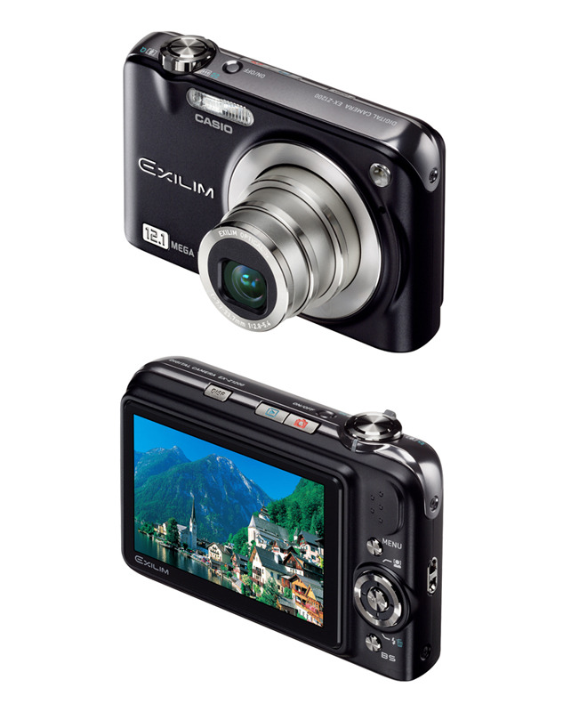 　カシオ計算機は30日、コンパクトデジタルカメラ「EXLIM ZOOM」シリーズの最上位モデルとして「EX-Z1200」を発表した。発売はシルバーモデルが6月8日で、ブラックモデルが6月15日。価格はオープンで、予想実売価格は50,000円前後。