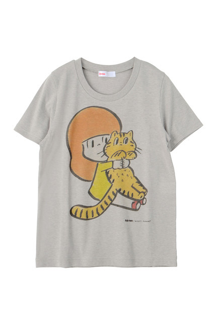 マムアンちゃんとドラやんTシャツ（グレー）