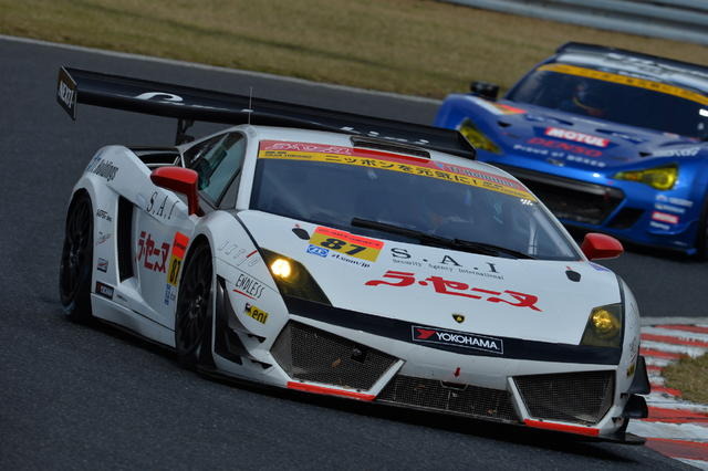 GT300開幕戦3位、ランボルギーニ・ガイヤルド。写真：GTA