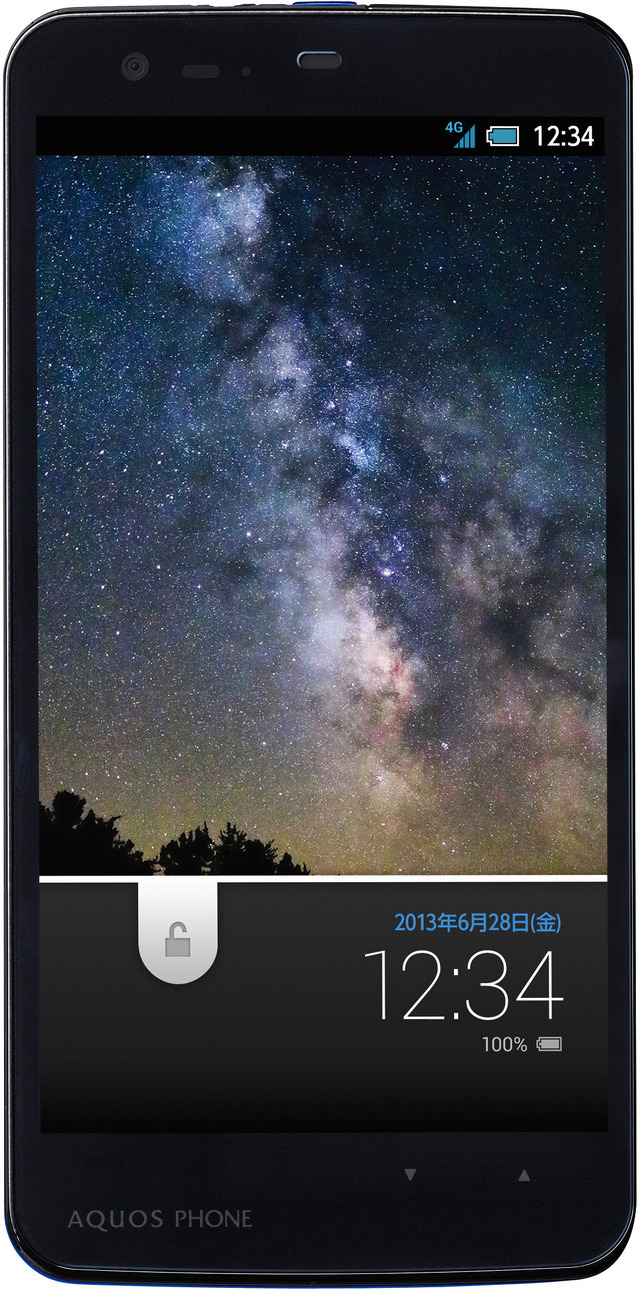 「AQUOS PHONE Xx 206SH」ブルーモデル