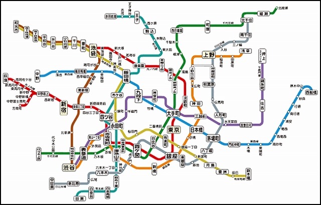 東京メトロ 路線図