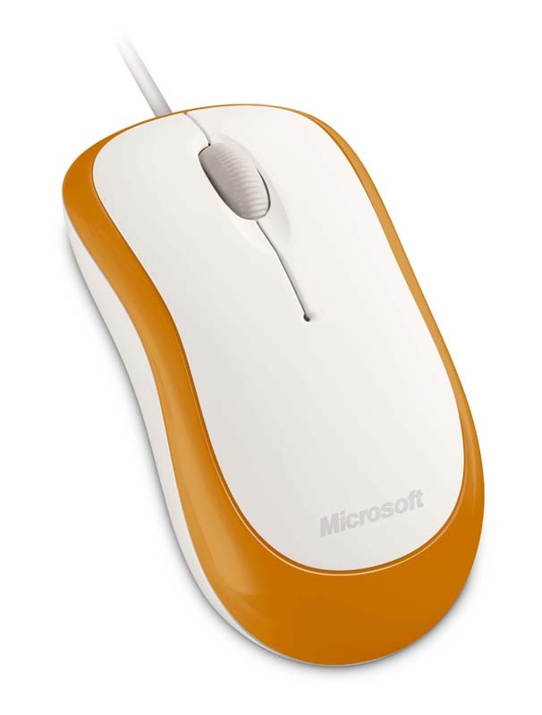 Microsoft Basic Optical Mouse（マンゴー オレンジ）