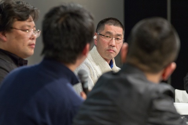 左から五十風光太郎氏、宮島達男氏