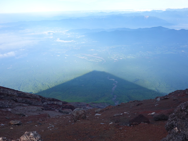 綺麗な影富士