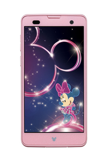 24日から予約が開始される「Disney Mobile on docomo F-07E」