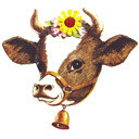 「森永ミルク」の牛のキャラクター、ミルリン