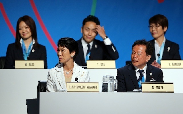 東京のプレゼンテーション　(C) Getty Images